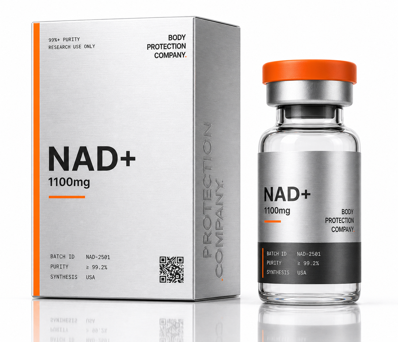 NAD+ Body Protection Company product mockup